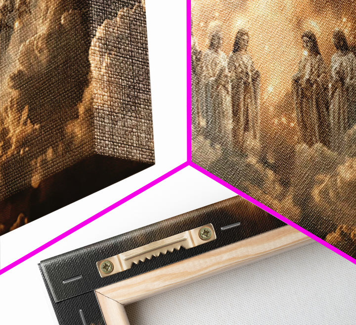 Radiant Apostles – Framed Canvas Print – Jesus Painting – Christian Art Canvas – Christian Wall Art – Vintage Christian Art – Large Christi