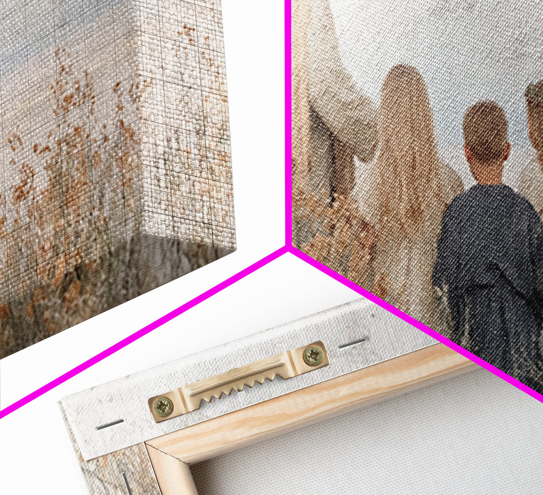 Gentle Meadow – Framed Canvas Print – Christian Art Canvas – Jesus Painting – Christian Wall Art – Christian Gift Ideas – Christian Decor