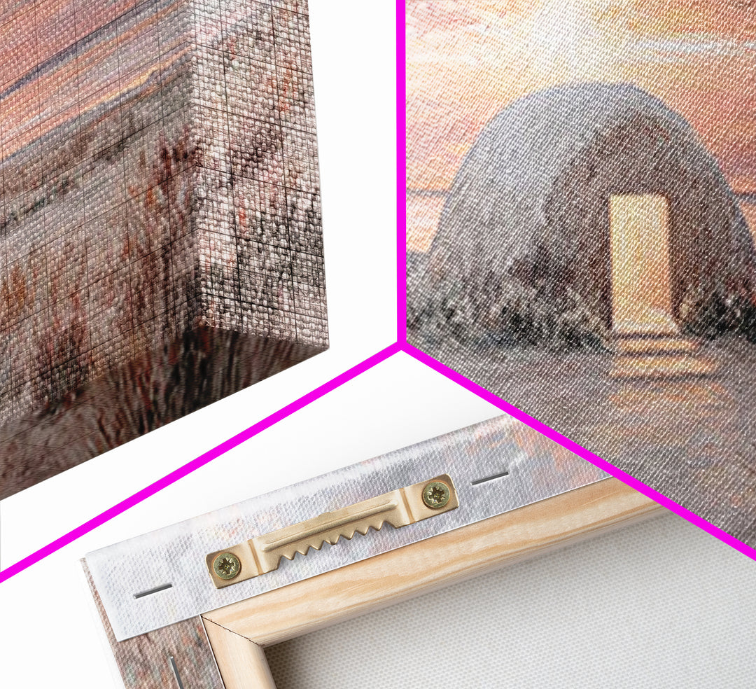 Manger Light – Framed Canvas Print – Christian Christmas Art – Christmas Wall Art – Jesus Painting – Christian Art Canvas – Christian Decor