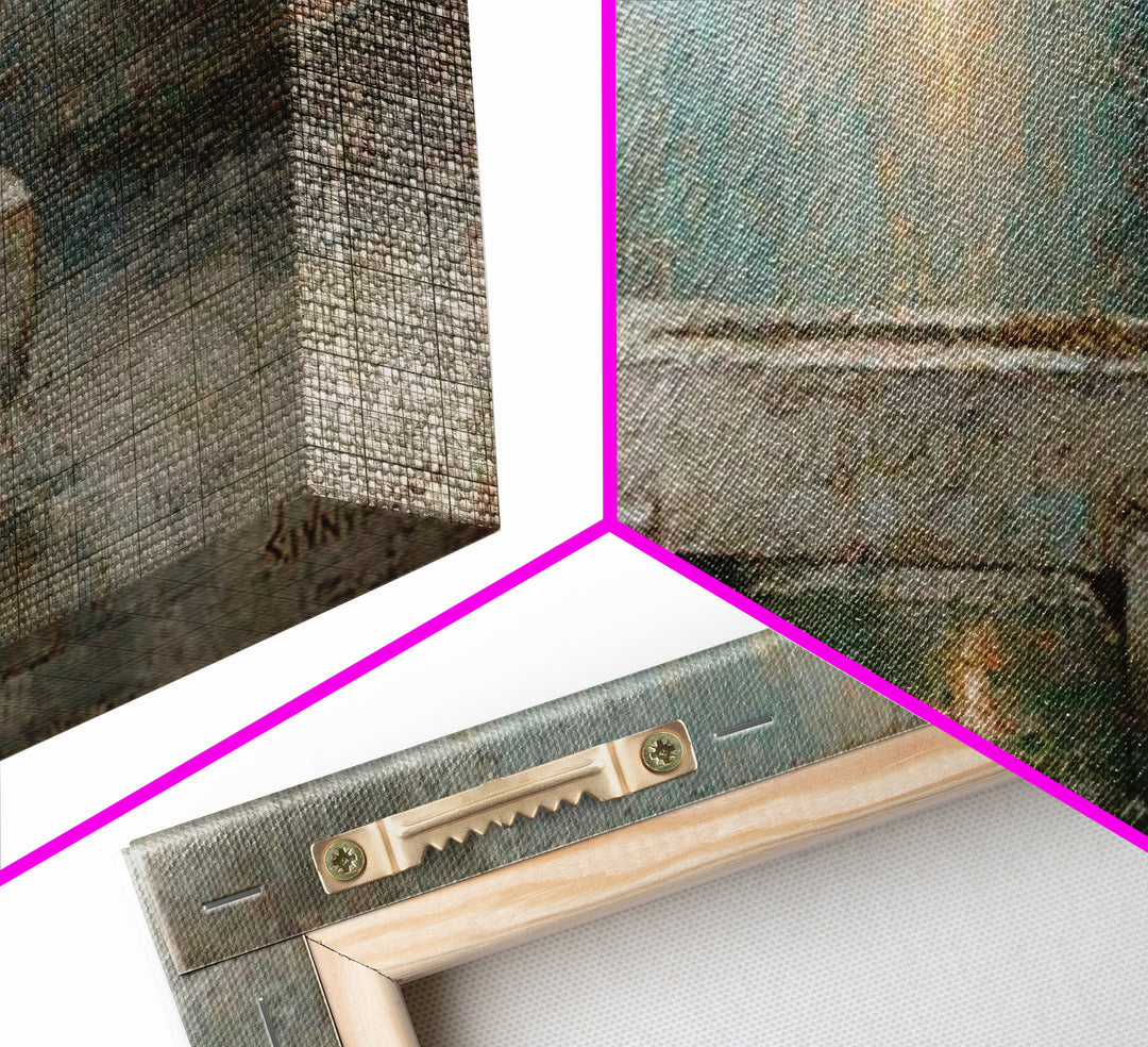 Desert Light – Framed Canvas Print | Christian Wall Art | Abstract Christian Art | Subtle Christian Paintings | Christian Art Canvas | Chri