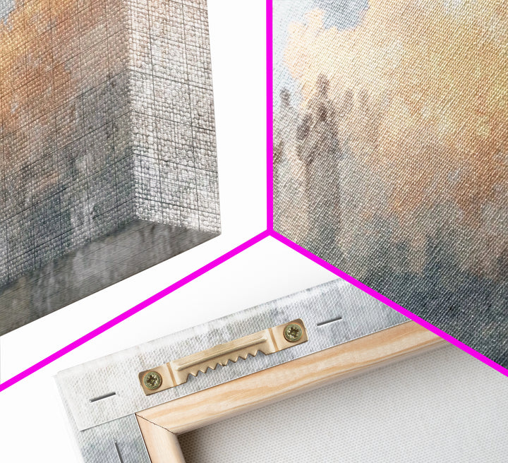 Risen Glory | Framed Canvas Print | Jesus Painting | Christian Wall Art | Christian Art Canvas | Modern Christian Painting | Christian Chri