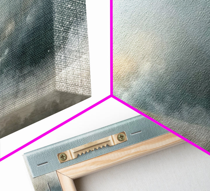 Cloudborn Promise, Framed Canvas Print, Christian Art Canvas, Christian Wall Art, Subtle Christian Paintings, Christian Christmas Decor, Ch