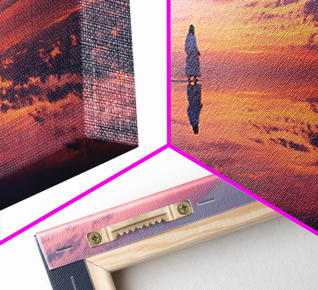Radiant Horizon – Framed Canvas Print – Christian Art Canvas – Jesus Painting – Large Christian Art – Modern Christian Painting