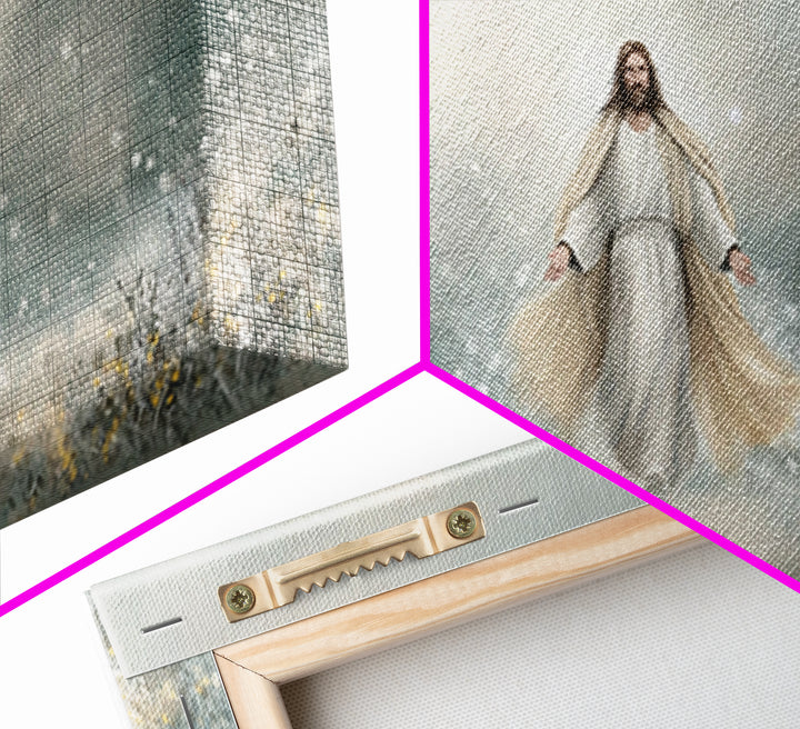 Eternal Peace – Framed Canvas Print – Christian Art Print – Jesus Painting – Christian Wall Art – Subtle Christian Art – Christian Gift