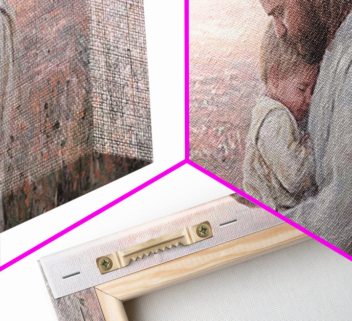 Evening Promise - Framed Canvas Print - Christian Wall Art - Christian Christmas Art - Christian Art Canvas - Christian Decor - Christian A