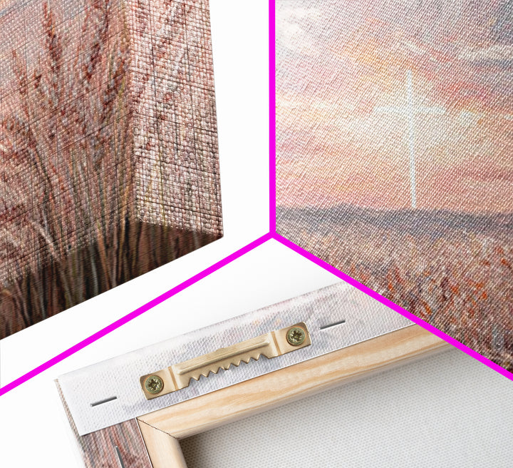 Field Of Promise | Framed Canvas Print | Christian Art Canvas | Christian Wall Art | Christian Painting | Christian Decor | Christian Art P