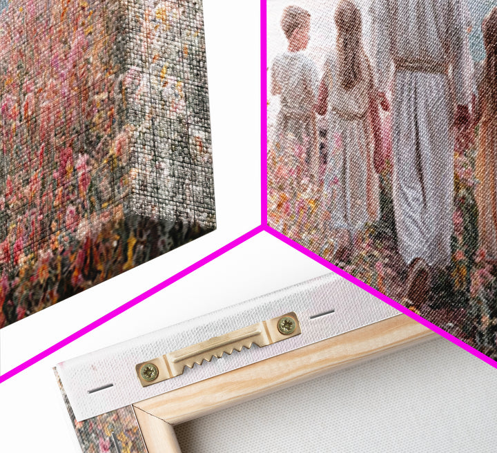 Gentle Light – Framed Canvas Print – Christian Wall Art – Jesus Painting – Christian Art Canvas – Christian Decorations – Christmas Art Pri