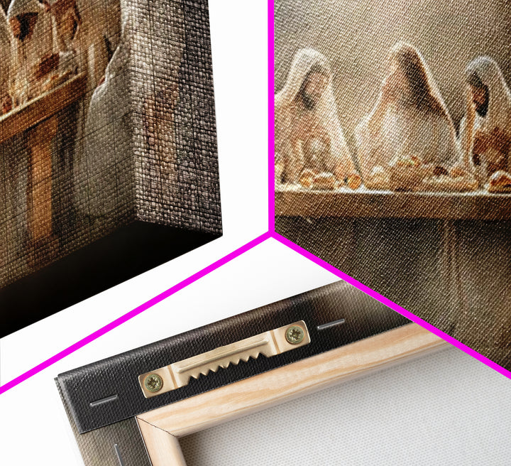 Table Of Covenant – Framed Canvas Print – Christian Art – Christian Art Canvas – Jesus Painting – Christian Wall Art – Christian art work