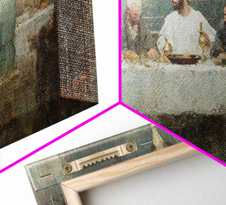 Holy Fellowship – Framed Canvas Print – Christian Art Canvas – Christian Art – Christian Wall Art – Jesus Painting – Christian gift ideas