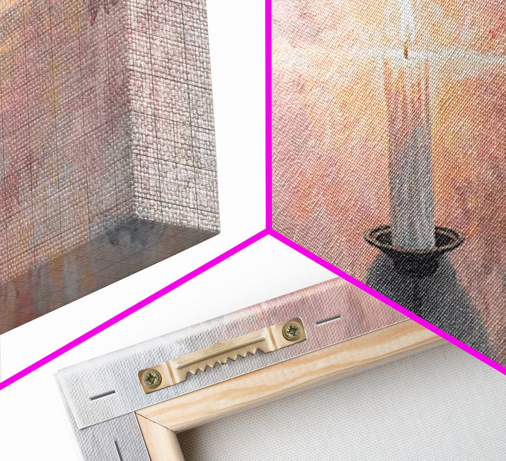 Sanctuary Glow – Framed Canvas Print – Christian Art Canvas – Christian Decorations – Christian Wall Art – Christmas Art – Christian Christ