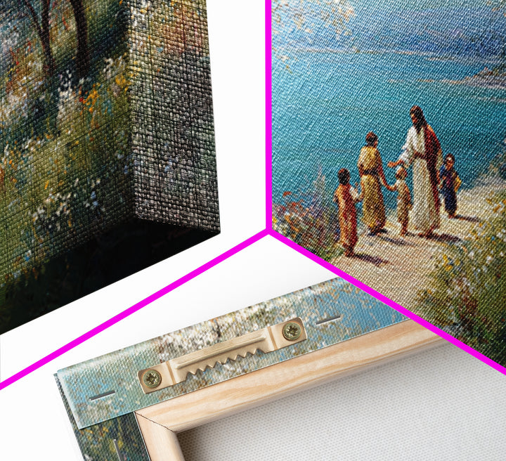 Path Of Grace – Framed Canvas Print – Christian Wall Art – Christian Art Canvas – Jesus Painting – Christian Gift Ideas – Christian Decor –