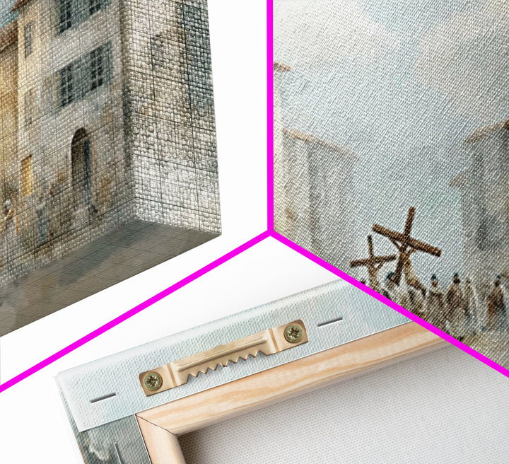 Crossroads Light – Framed Canvas Print – Christian Art Canvas – Christian Painting – Modern Christian Art – Christian Wall Art – Large Chri