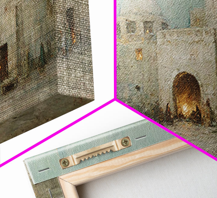 Bethlehem Light | Framed Canvas Print | Christian Wall Art | Christian Art Canvas | Christmas Art | Christian Christmas Decor