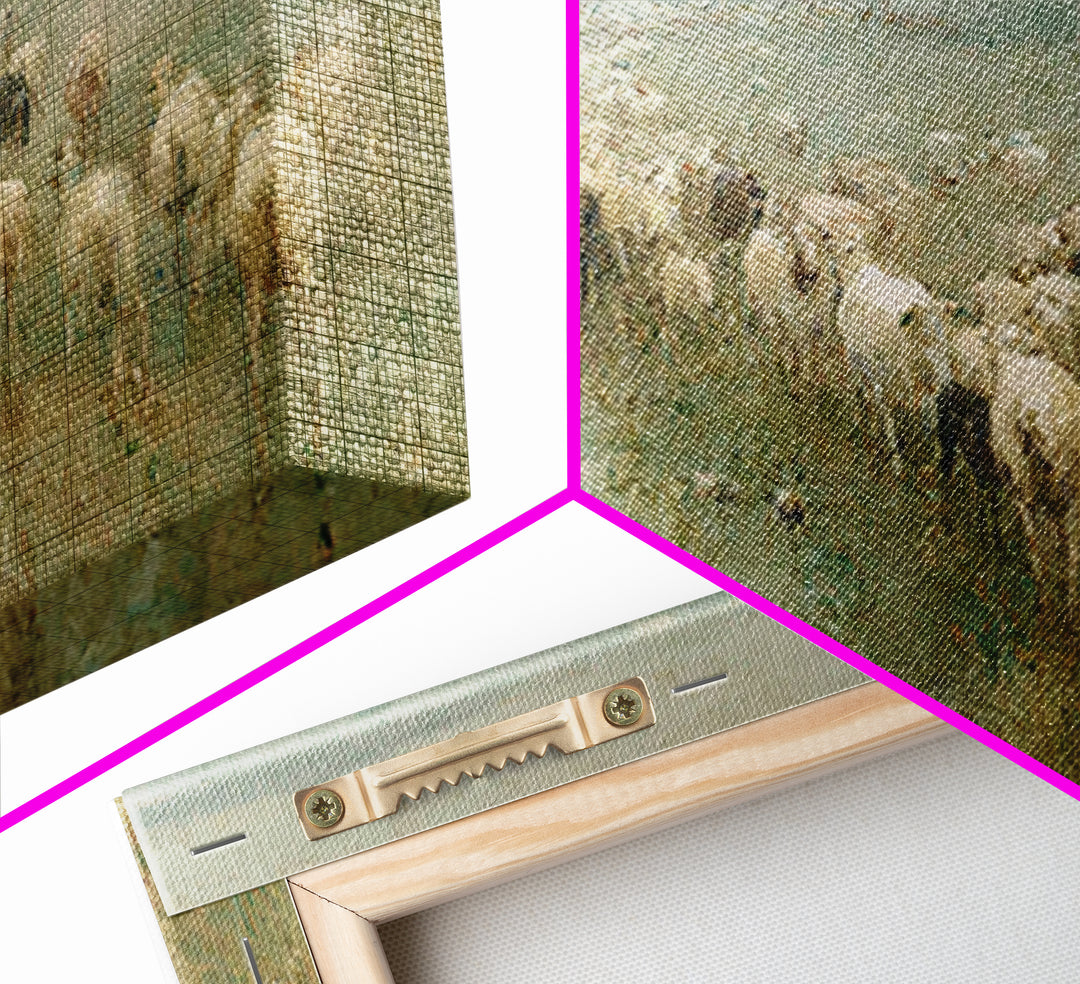 Shepherd’s Path – Framed Canvas Print – Christian Art – Christian Painting – Christian Wall Art – Subtle Christian Art – Christian Art Canv