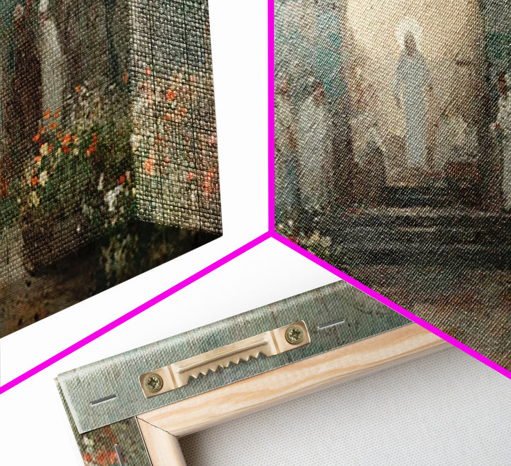 Holy Gathering – Framed Canvas Print – Christian Painting – Vintage Christian Art – Christian Wall Art – Christian Art Canvas – Christian G