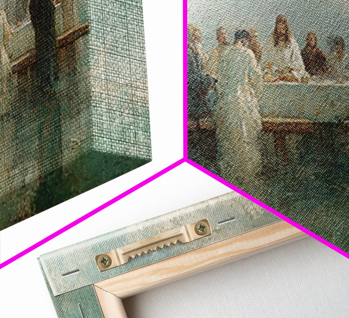 Sacred Fellowship Sky | Framed Canvas Print | Christian Art Canvas | Jesus Painting | Christian Wall Art | Christian Art | Christian Decor