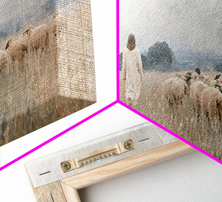 Quiet Field Grace – Framed Canvas Print – Christian Art Canvas – Christian Christmas Art – Christian Wall Art – Christmas Art – Jesus Paint