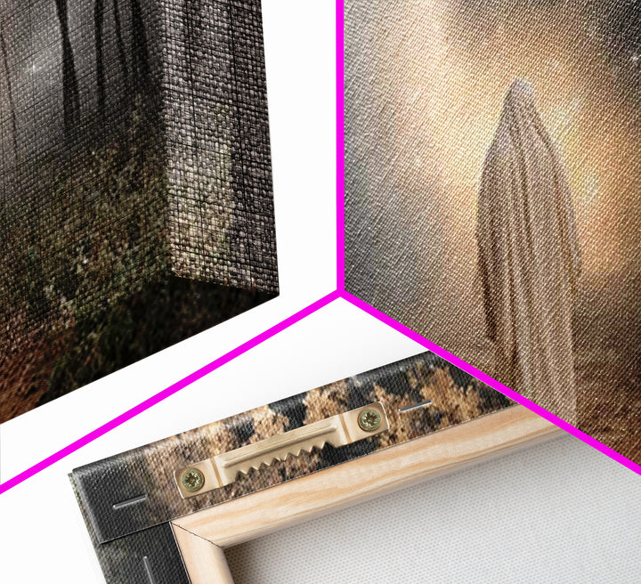 Sacred Pathway – Framed Canvas Print – Jesus Painting – Christian Art Canvas – Christian Wall Art – Modern Christian Art – Christian Art Pr