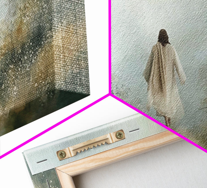 Heavenly Ascent – Framed Canvas Print – Christian Art – Christian Wall Art – Jesus Painting – Christian Art Canvas – Subtle Christian Art