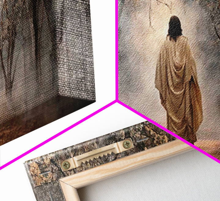 Blessed Journey | Framed Canvas Print | Christian Art Canvas | Christian Decor | Jesus Painting | Christian Gift Ideas