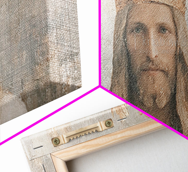 King Of Grace – Framed Canvas Print – Christian Art Canvas – Christian Wall Art – Jesus Painting – Christian Art Print – Christmas Art Fram