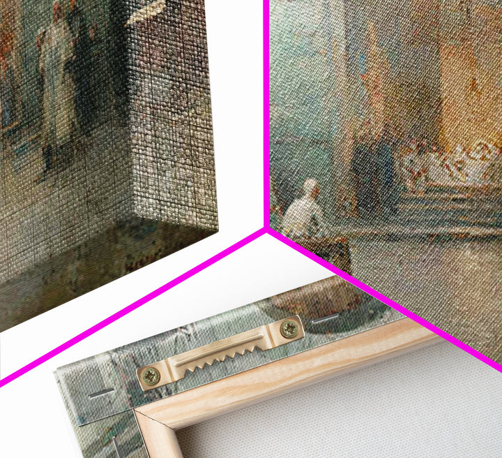 Chapel Nativity – Framed Canvas Print – Christian Art Canvas – Christian Wall Art – Vintage Christian Art – Christian Christmas Art – Chris