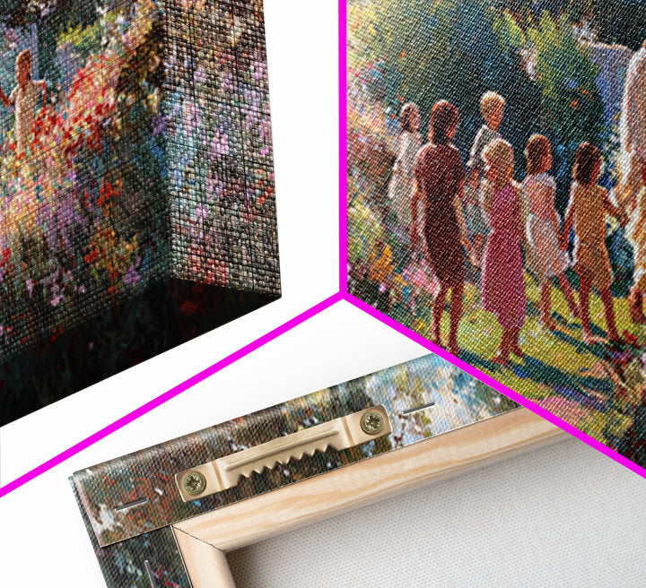 Children Of Hope | Framed Canvas Print | Christian Wall Art | Jesus Painting | Christian Art Canvas | Large Christian Art | Christian Chris