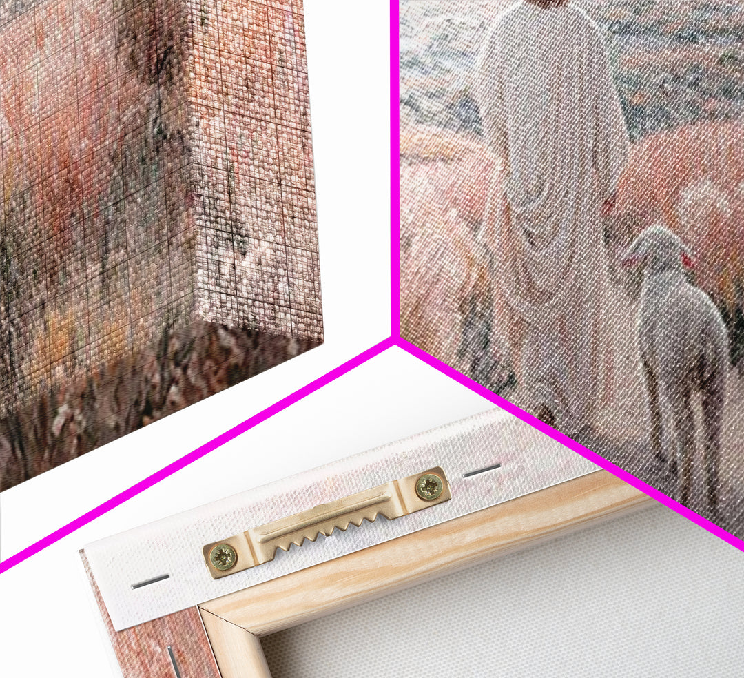 Valley Of Comfort, Framed Canvas Print, Christian Wall Art, Jesus Painting, Christian Art Canvas, Christian Decor, Christian Gift Ideas