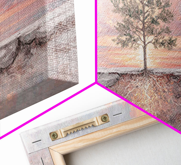 Roots Of Light – Framed Canvas Print – Christian Art Painting – Christian Wall Art – Christian Art Canvas – Modern Christian Art – Christia