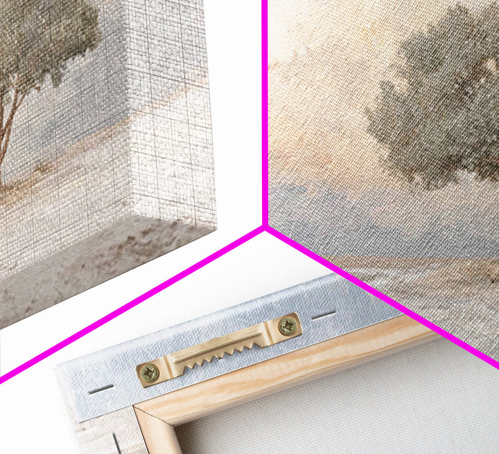 Cloudland Oak – Framed Canvas Print – Christian Art Canvas – Modern Christian Painting – Christian Wall Art – Christian Art Print – Unique