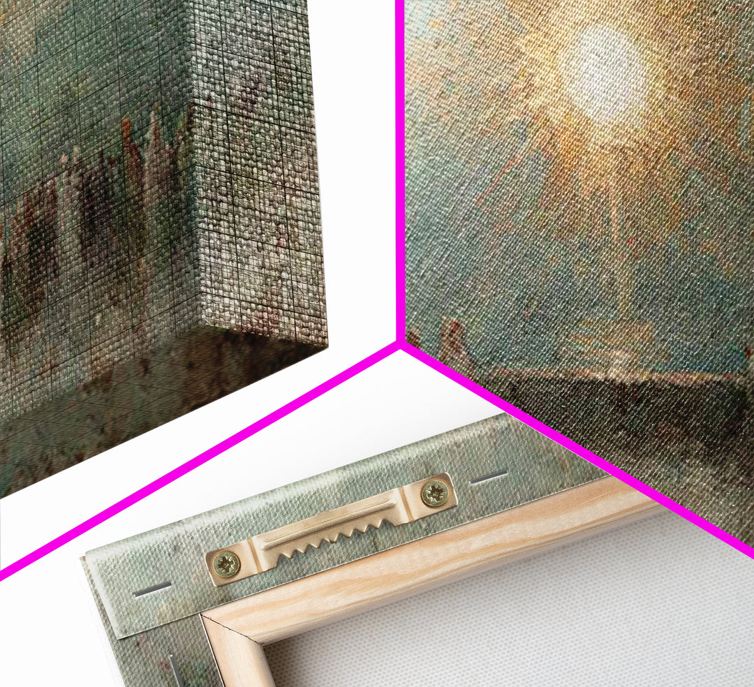 Light Of Salvation – Framed Canvas Print – Christian Wall Art – Christian Art Canvas – Vintage Christian Art – Christian Art Work – Christi