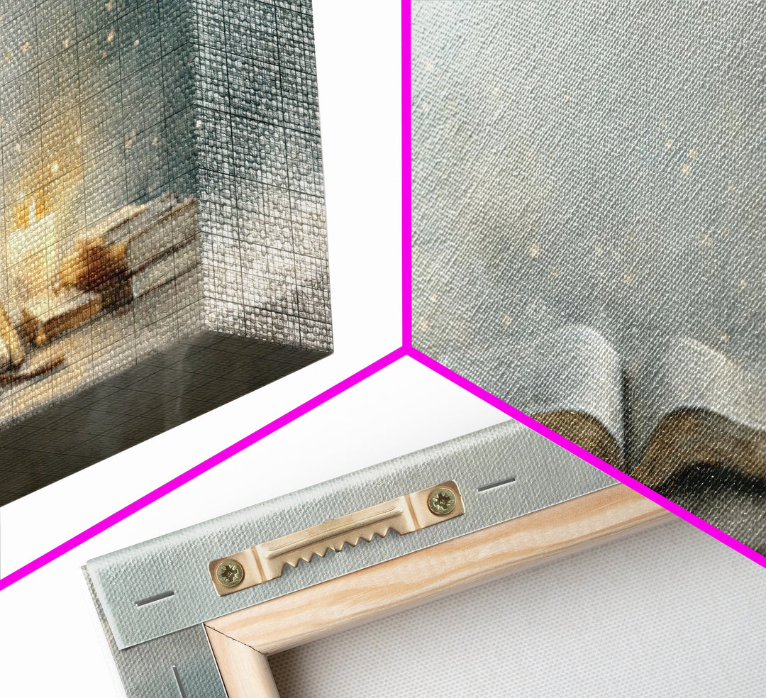 Holy Word Light, Framed Canvas Print, Christian Art Canvas, Christian Wall Art, Modern Christian Art, Christian Painting, Christian Gift