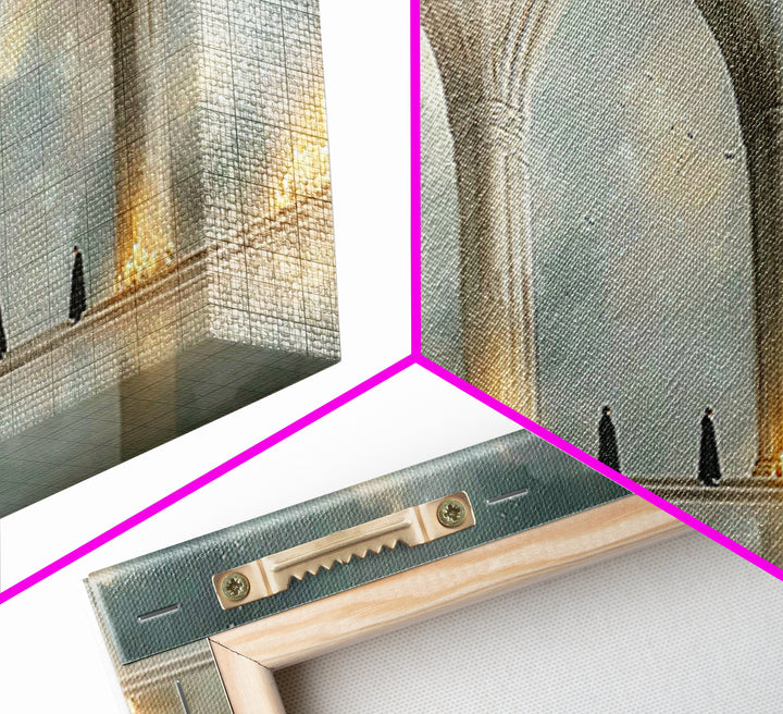 Cathedral Calm, Framed Canvas Print, Christian Wall Art, Christian Art Work, Modern Christian Art, Christian Art Canvas, Christian Decor, S
