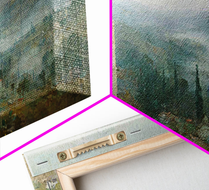 Mountain Sanctuary – Framed Canvas Print – Christian Art Canvas – Christian Decoration – Modern Christian Art – Christian Wall Art