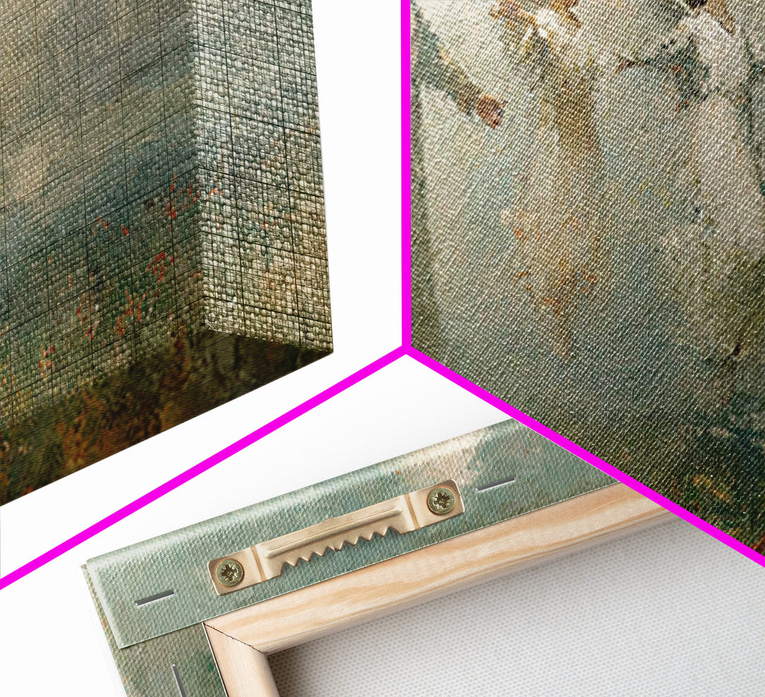 Heavenly Flight – Framed Canvas Print – Christian Paintings – Vintage Christian Art – Christian Art Canvas – Christian Wall Art – Christian