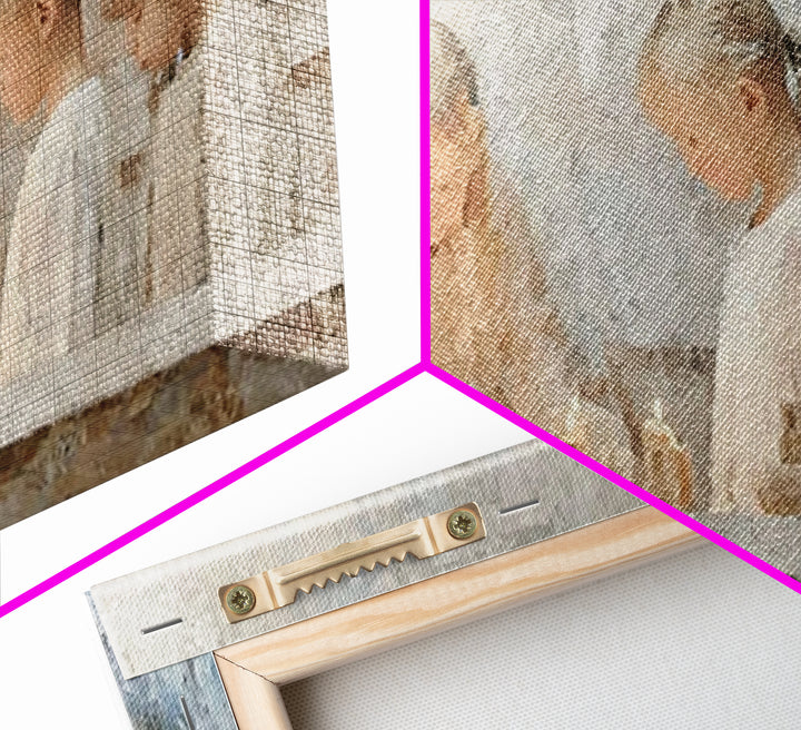 Sacred Journey – Framed Canvas Print – Christian Wall Art – Abstract Christian Art – Jesus Painting – Christian Art Canvas – Christian Chri