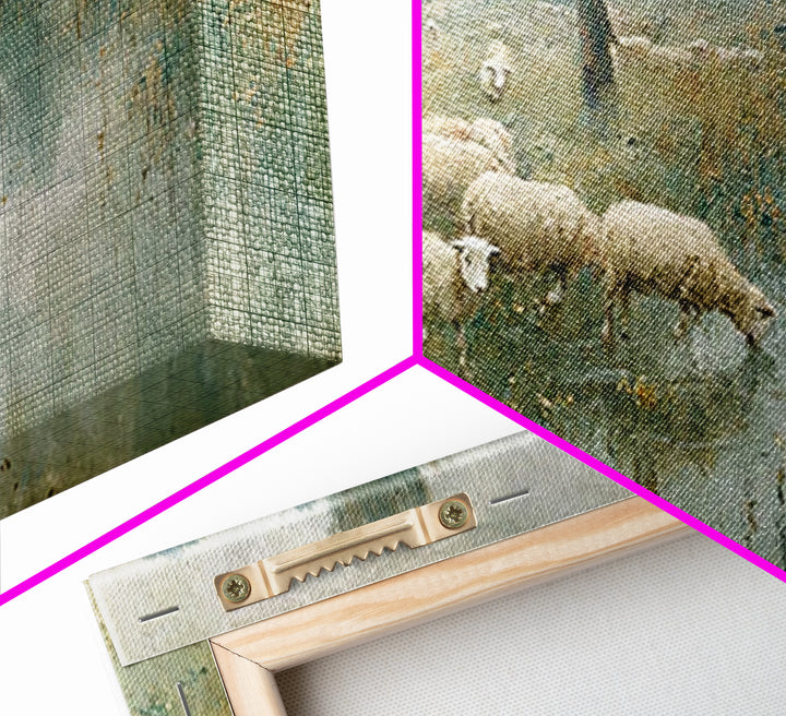 Still Waters Guide - Framed Canvas Print - Christian Art Canvas - Christian Wall Art - Jesus Painting - Christian Art - Christian Gift
