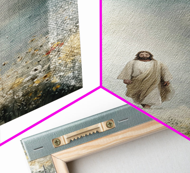 Heavenly Bloom – Framed Canvas Print – Christian Art Canvas – Jesus Painting – Subtle Christian Art – Christian Wall Art – Christian Gift I