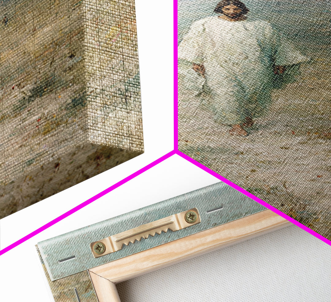 Desert Hope, Framed Canvas Print, Christian Art Canvas, Jesus Painting, Christian Wall Art, Modern Christian Art, Christian Gift, Christmas