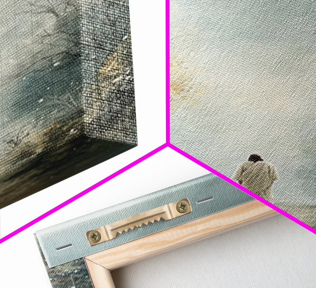 Garden Of Peace – Framed Canvas Print – Christian Art Canvas – Christian Wall Art – Christian Art Painting – Subtle Christian Art