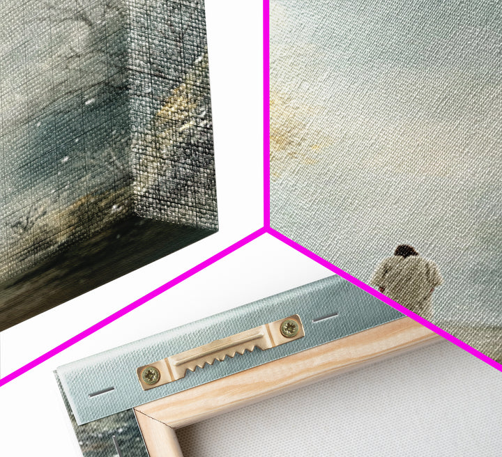 Garden Of Peace – Framed Canvas Print – Christian Art Canvas – Christian Wall Art – Christian Art Painting – Subtle Christian Art