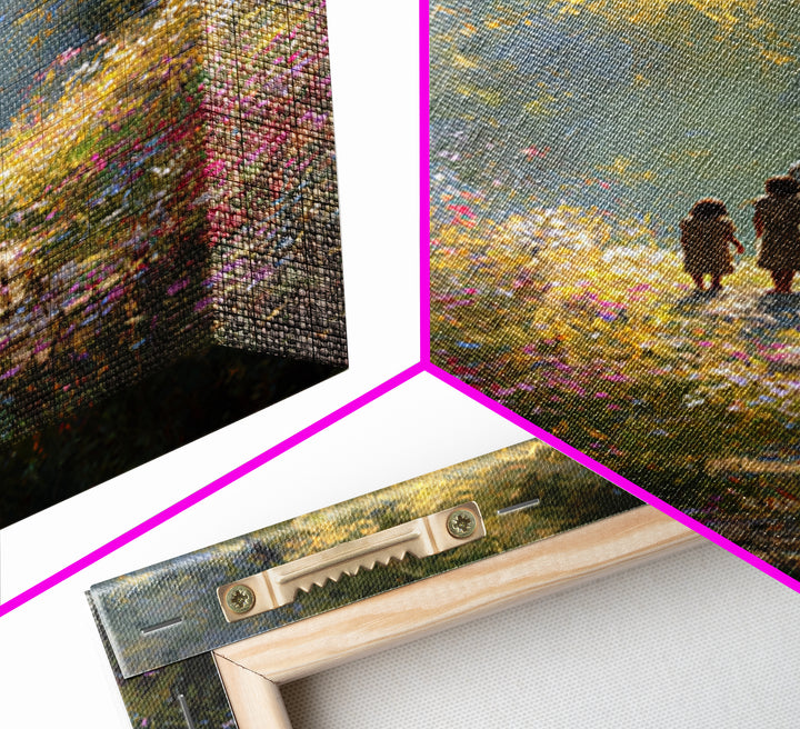 Garden Light – Framed Canvas Print – Christian Art Canvas – Jesus Painting – Christian Wall Art – Christian Decor – Christmas Art