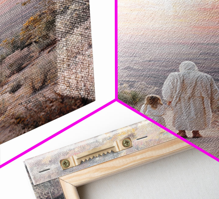 Guided By Heaven – Framed Canvas Print – Christian Wall Art – Christian Art Canvas – Christian Painting – Unique Christian Art – Jesus Art