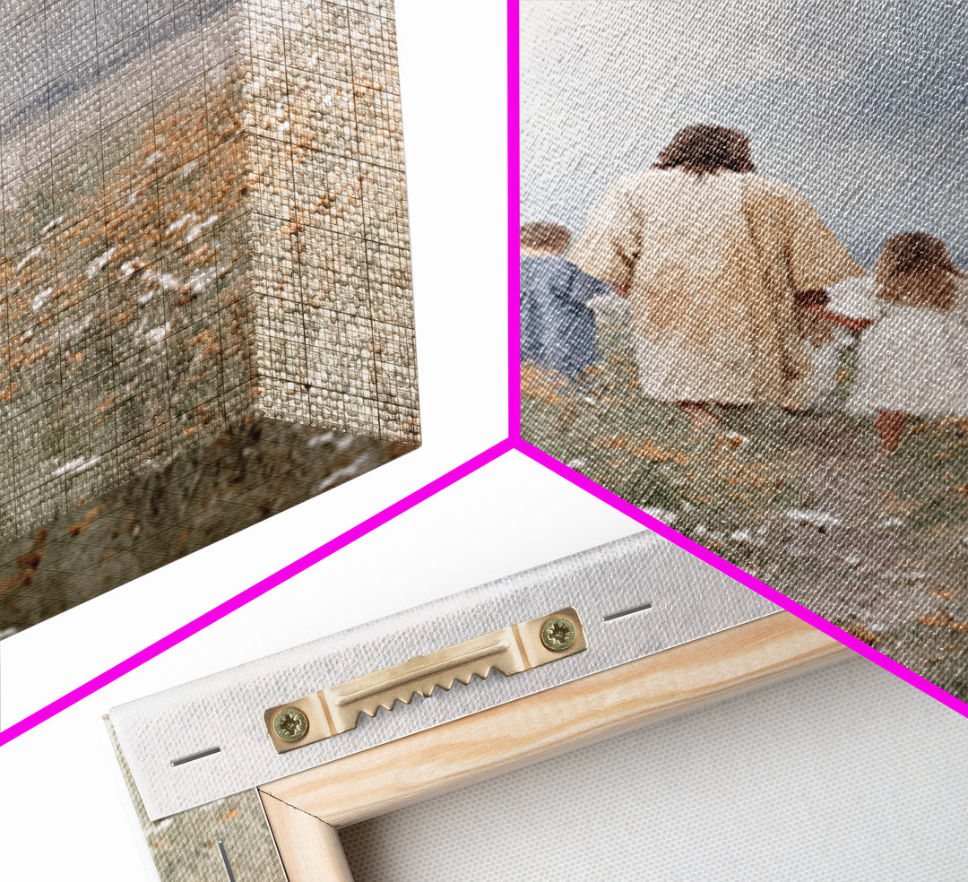 Promise Of Peace – Framed Canvas Print – Christian Wall Art – Christian Art Canvas – Christian Art – Jesus Painting – Christian Decor