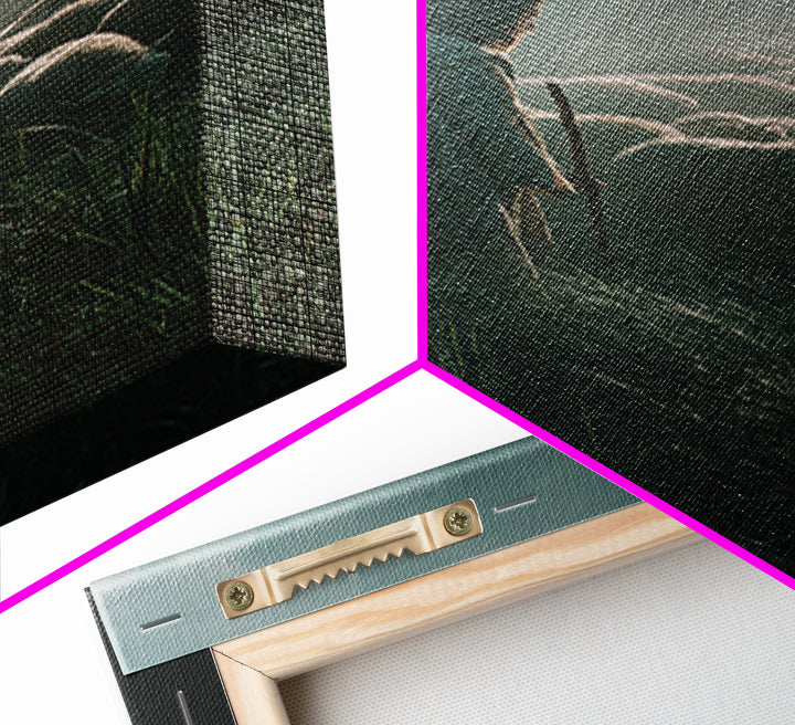 Fields Of Shepherding – Framed Canvas Print – Christian Art Canvas – Modern Christian Art – Jesus Painting – Christian Wall Art – Christian
