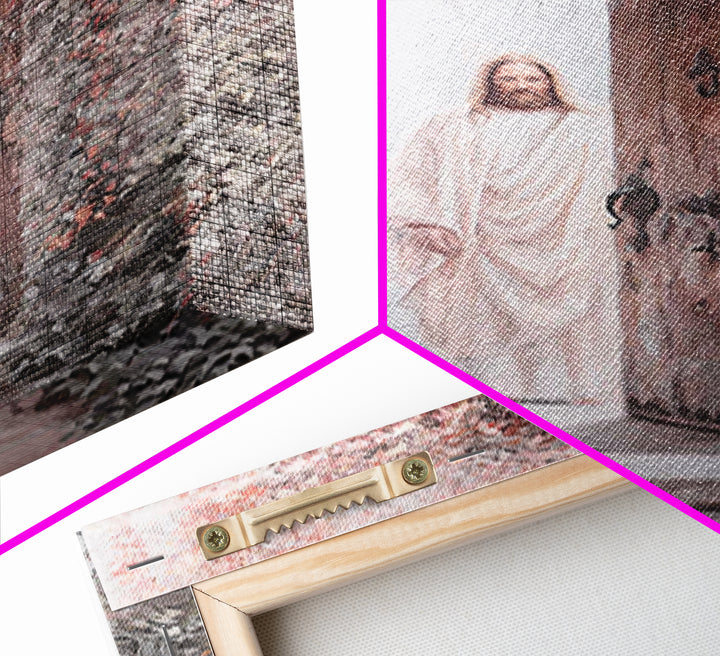 Open Door Hope | Framed Canvas Print | Christian Wall Art | Jesus Art Print | Christian Decor For Home | Christian Art Canvas | Christian G