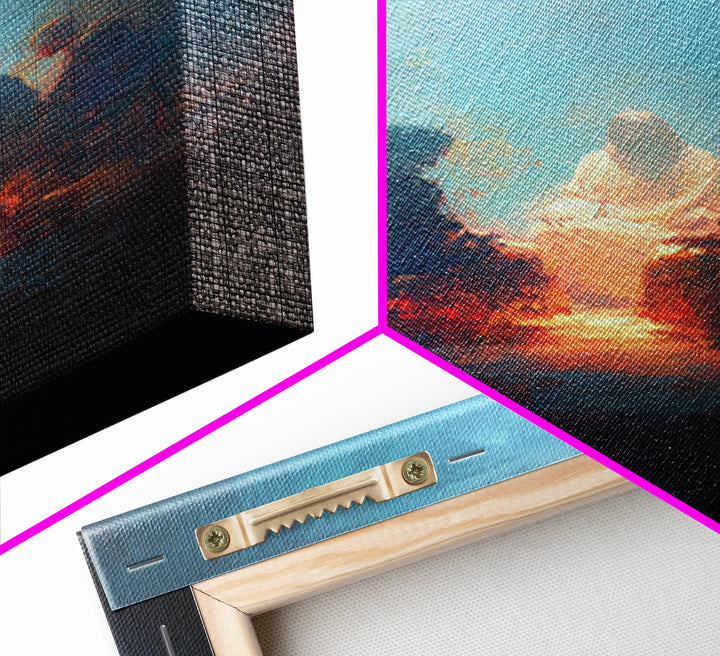 Light Of Wisdom – Framed Canvas Print – Christian Art – Jesus Painting – Christian Art Canvas – Moody Christian Art – Christian Wall Art