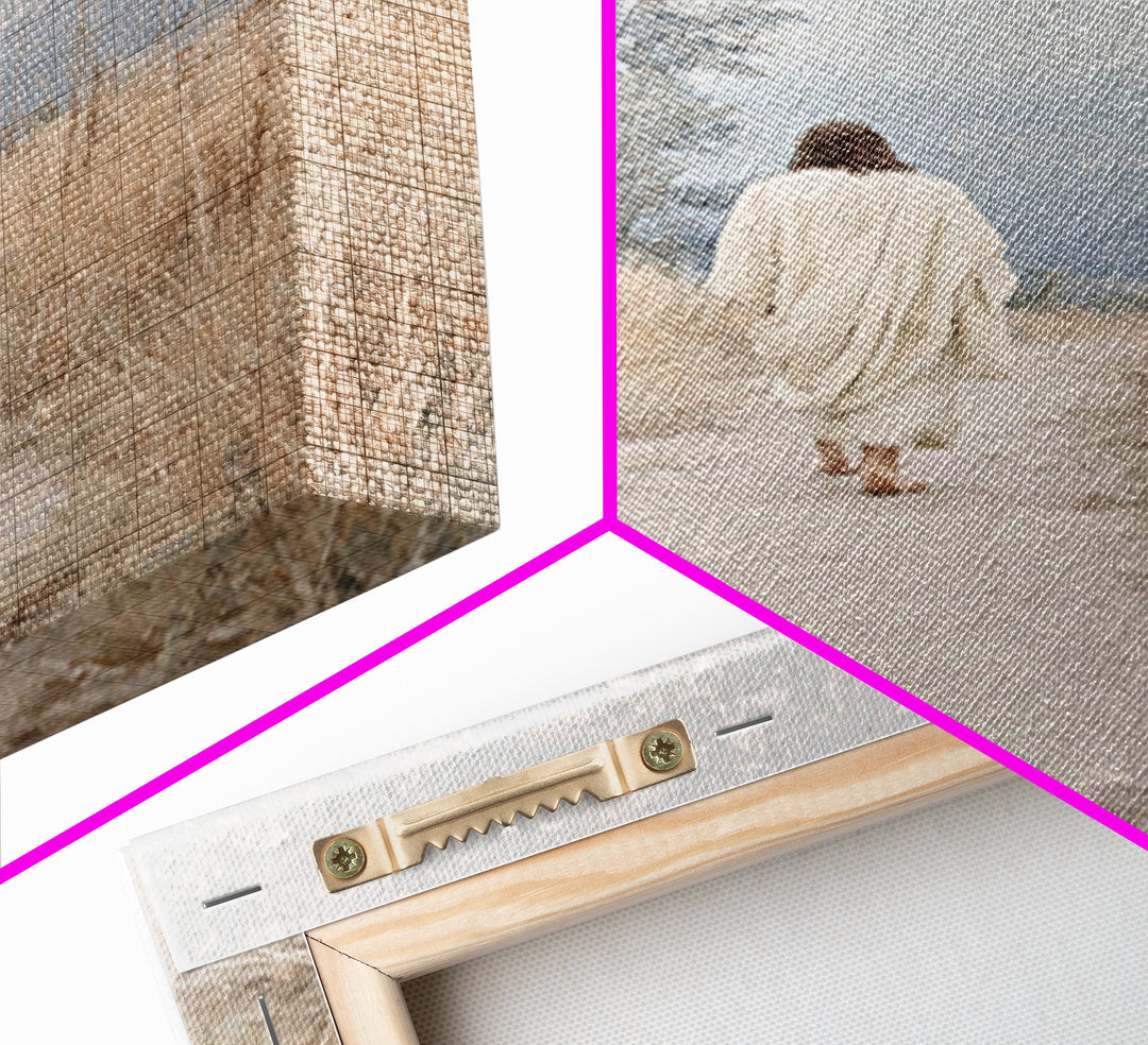 Garden Of Hope – Framed Canvas Print – Christian Wall Art – Christian Art Canvas – Jesus Painting – Christian Art Print – Christian Gift
