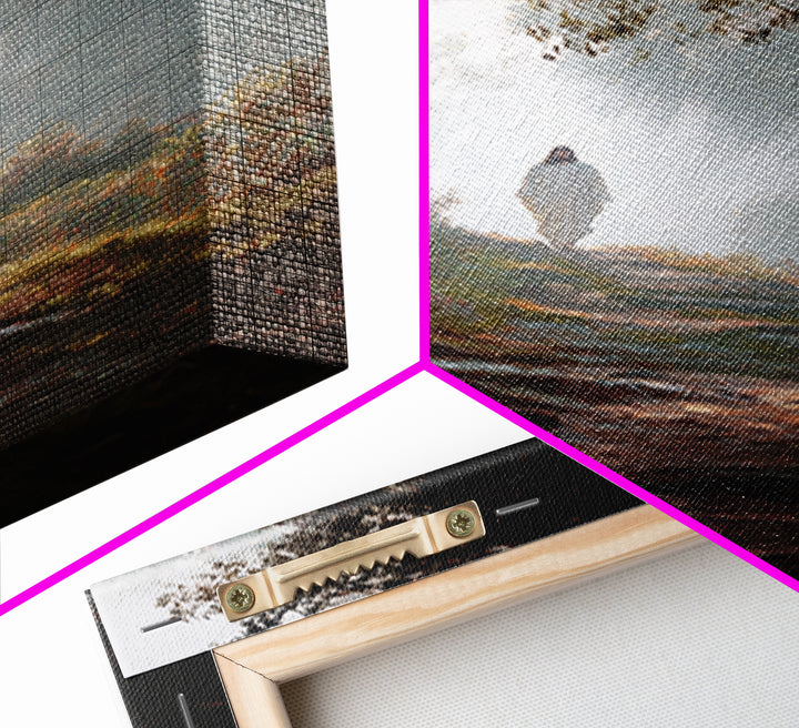 Autumn Blessing – Framed Canvas Print – Jesus Painting – Christian Art Canvas – Christian Wall Art – Subtle Christian Art – Christian Decor