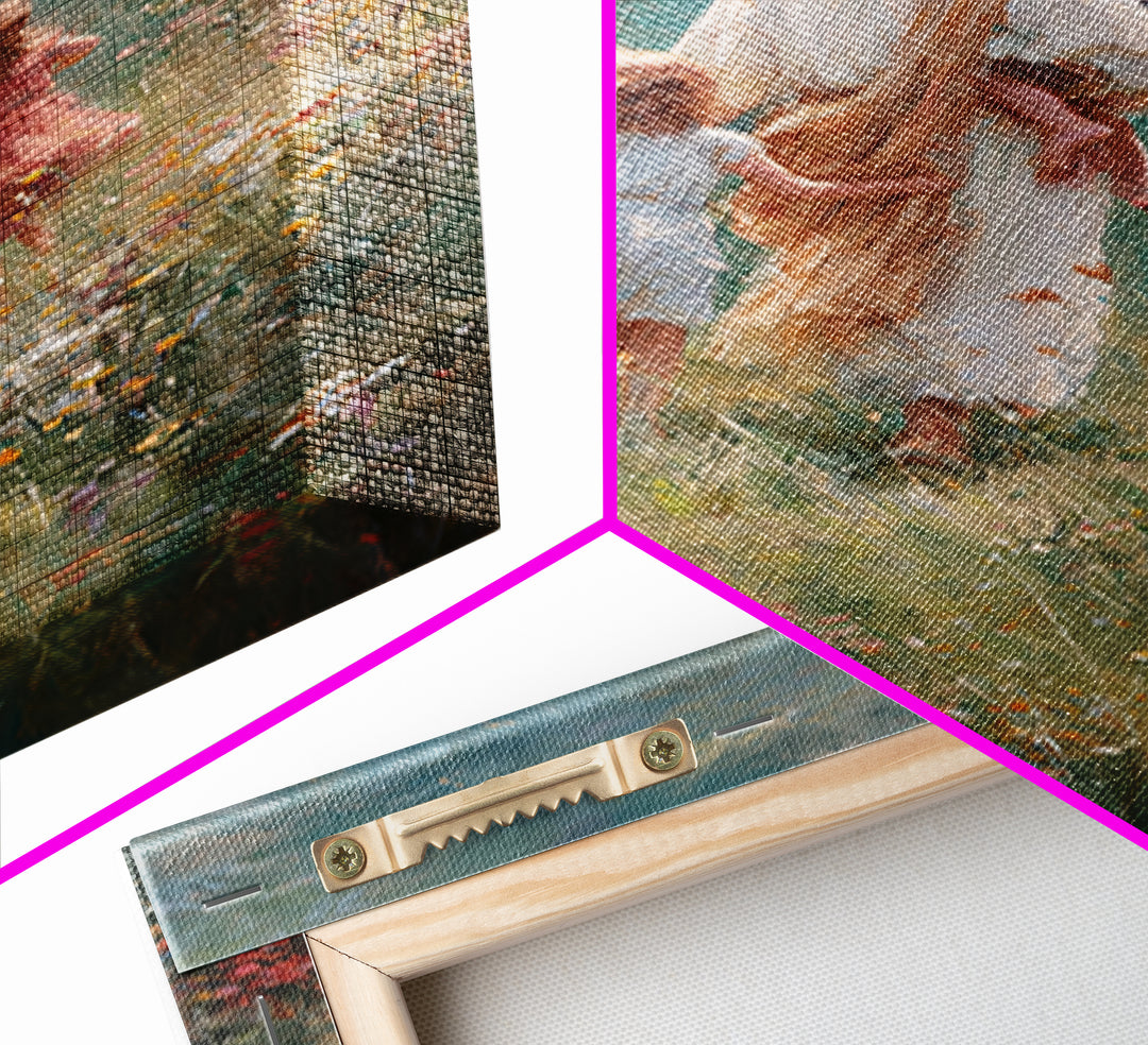 Garden Of Hope – Framed Canvas Print – Christian Art Canvas – Christian Wall Art – Jesus Painting – Christian Christmas Art – Christian Gif
